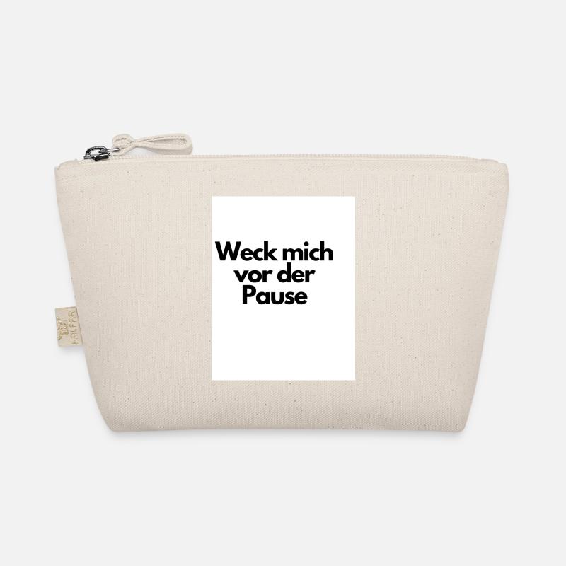 Weck mich vor der Pause Bio-Täschchen