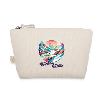 Winter Vibes | Winter | Skiing | Illustration - Organic Pouch - nature - Front