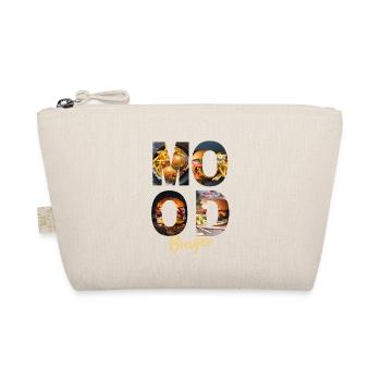 Mood Burger Print- Gold - Bio-Täschchen - Natur - Vorne