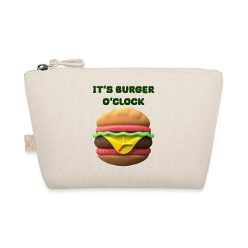 IT‘S BURGER O‘CLOCK - Bio-Täschchen - Natur - Vorne