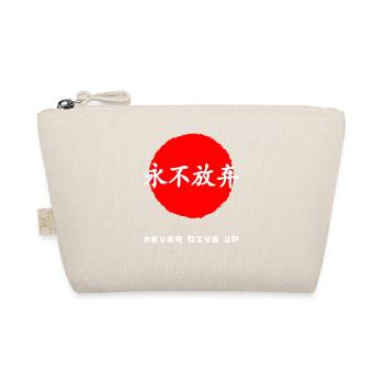 N’abandonnez jamais les mots kanji japonais - Trousse biologique - nature - Devant