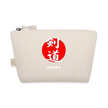 Kendo martial art sport Japan Japanese kanji - Organic Pouch - nature - Front