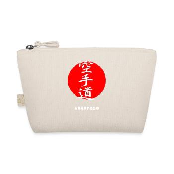 Karate martial art sport Japan Japanese kanji - Organic Pouch - nature - Front