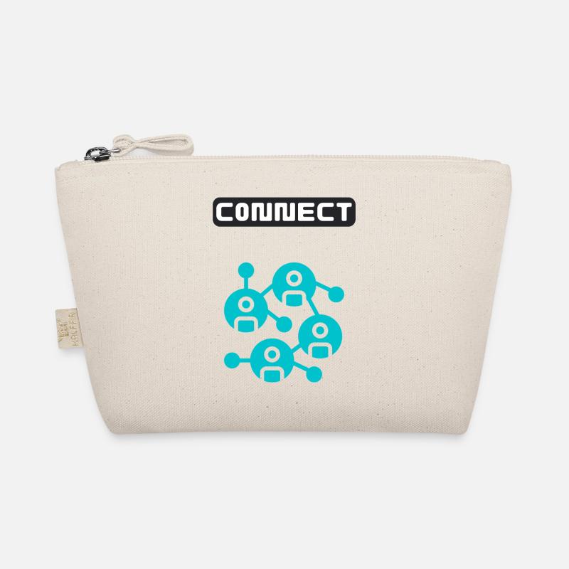 Internet Connect together - Bio-Täschchen - Natur