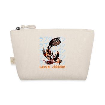 Japan Koi Karpfen Fisch Wasser Teich Symbol Kanji Liebe - Bio-Täschchen - Natur - Vorne