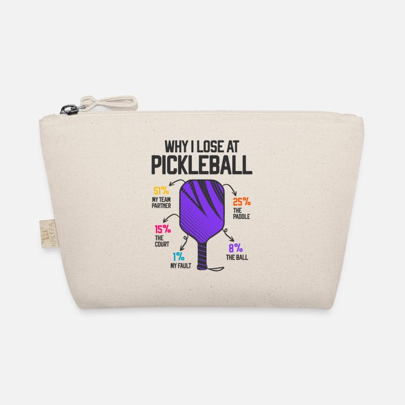 Pourquoi je perds Pickleball Funny Pickleballer Trousse biologique