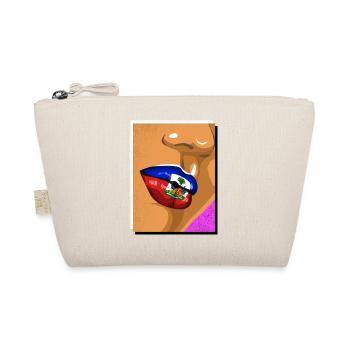 Haiti Haitianer Stolz Flagge Flaggentag I Geschenk - Bio-Täschchen - Natur - Vorne