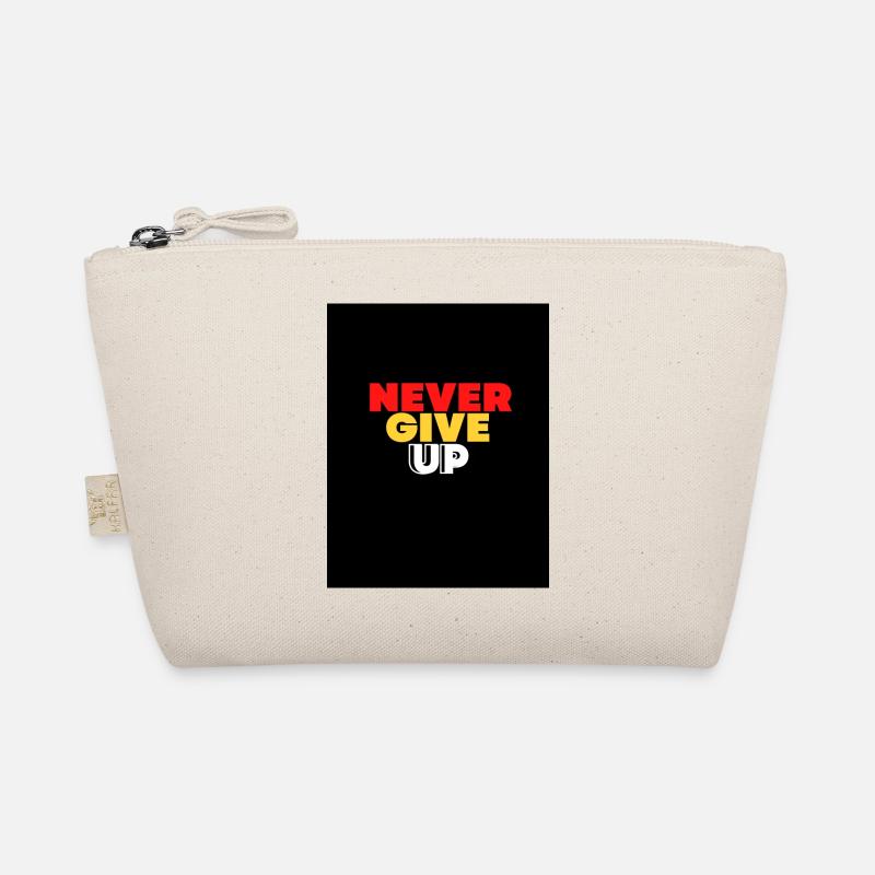 NEVER GIVE UP Organic Pouch