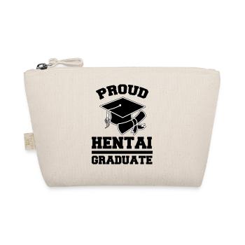 Kanji Statement Nerdy Manga Anime Japan Baka - Organic Pouch - nature - Front