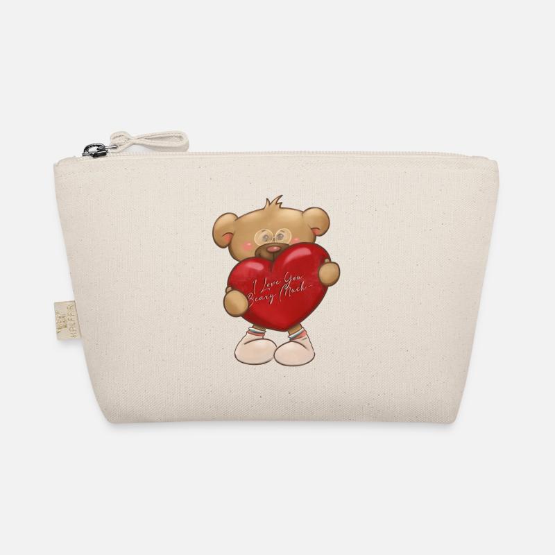 Ich liebe dich beary sehr - Valentinstag Bio-Täschchen