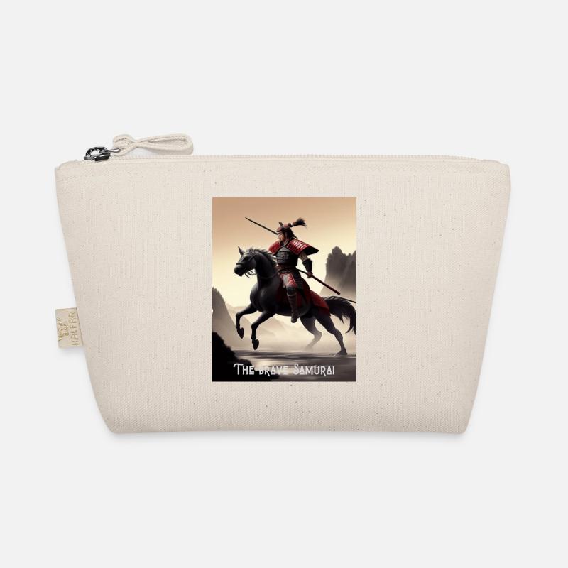 The brave samurai The brave samurai on horse Organic Pouch