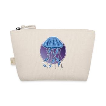 jellyfish in purple - Organic Pouch - nature - Front