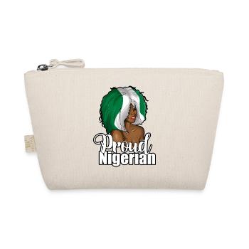 Nigeria Nigerian Africa Flag Pride I Gift - Organic Pouch - nature - Front