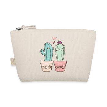 Give me a kiss - Organic Pouch - nature - Front