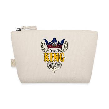 Haiti Haitian Flag Crown King I Gift - Organic Pouch - nature - Front