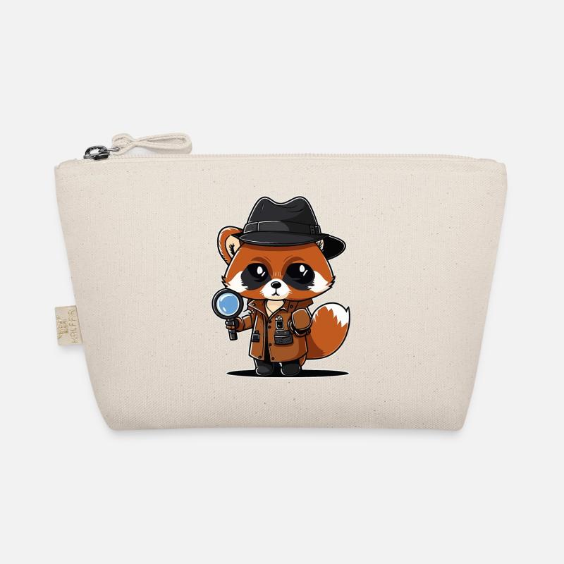 red panda detective Organic Pouch