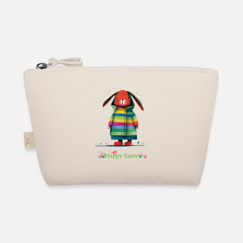Joyeuses Pâques | Joyeuse illustration de lapin de Pâques Trousse biologique