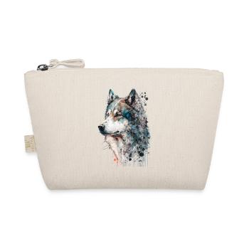 Siberian Husky 03 - Bio-Täschchen - Natur - Vorne