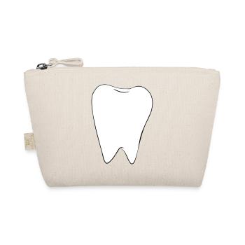 White tooth - Organic Pouch - nature - Front