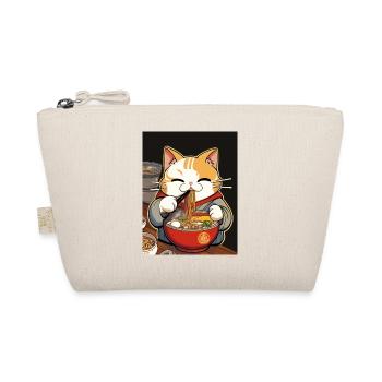 Cat Japanese Ramen Otaku Anime - Organic Pouch - nature - Front
