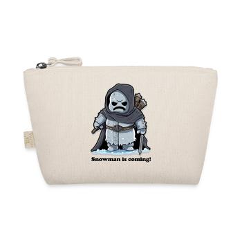 Snowman is coming - Organic Pouch - nature - Front