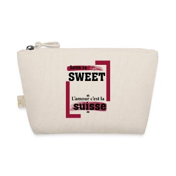 Love is sweet- - Trousse biologique - nature - Devant