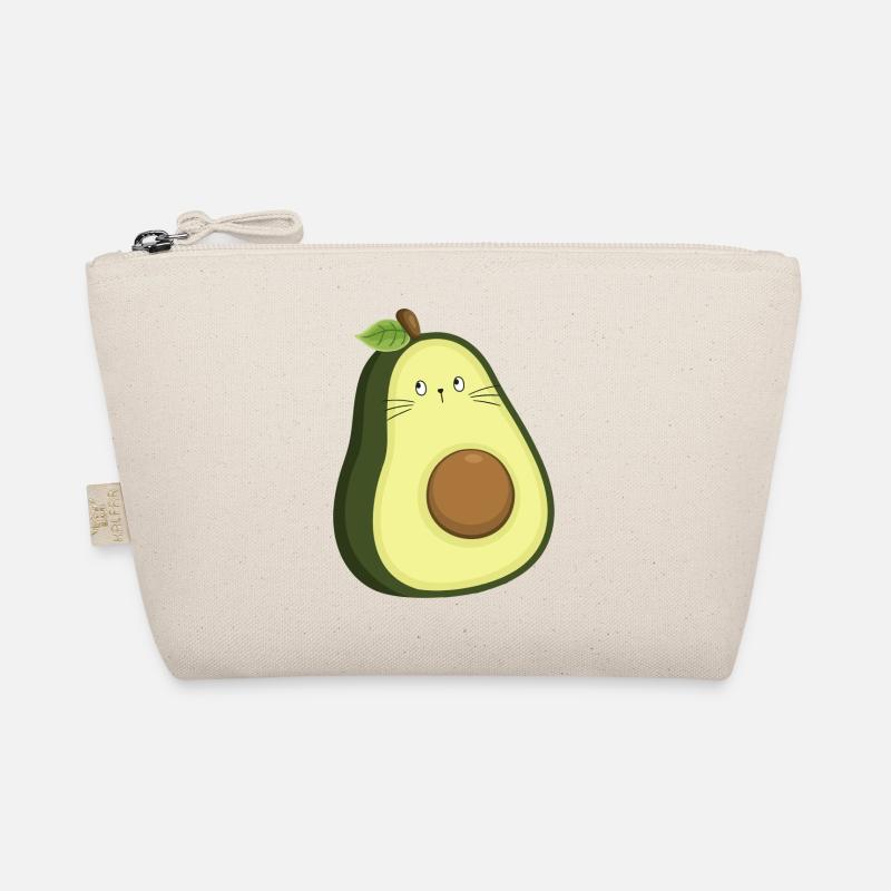 Avocado cat Organic Pouch