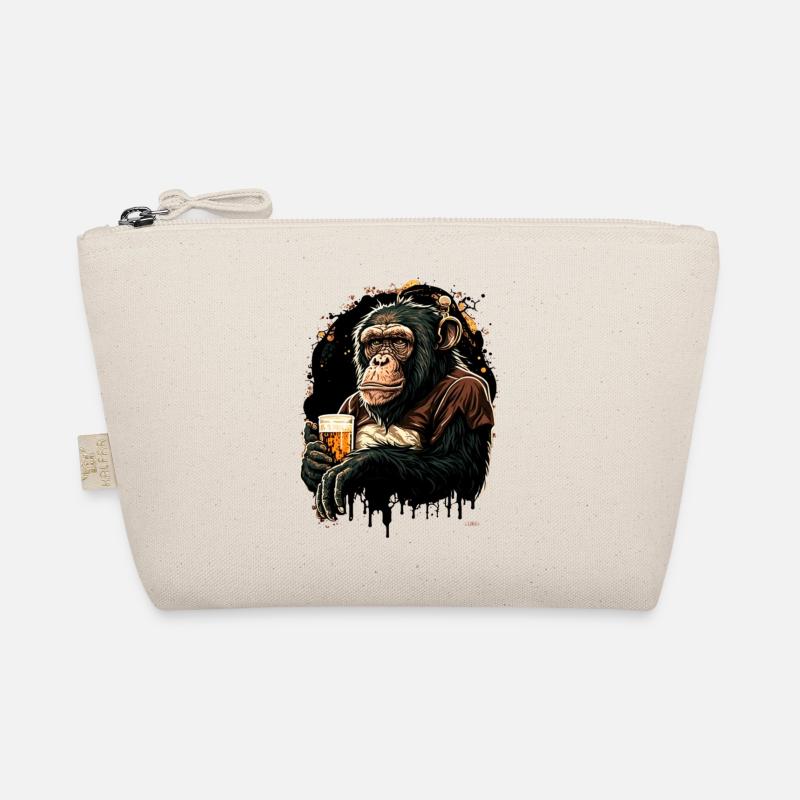 Cooler Bier Schimpanse Bio-Täschchen