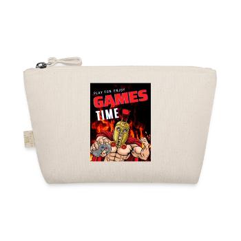 Play Fun Enjoy GAME TIME Gamer Shirt Real Gamer - Organic Pouch - nature - Front