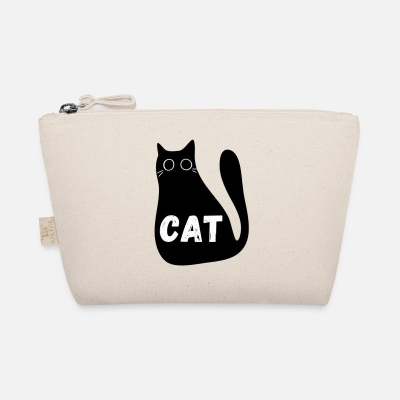 Chat-chat noir chaton Trousse biologique