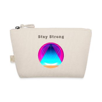 Stay Strong - Bio-Täschchen - Natur - Vorne