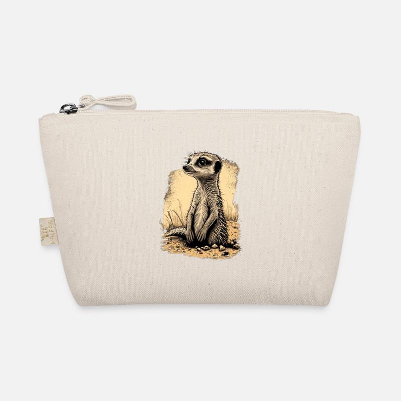 Erdmännchen in der Natur Bio-Täschchen