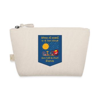 wenn et räänt un de Sunn schingk hätt Düvel Kirmes - Bio-Täschchen - Natur - Vorne