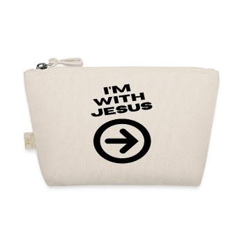 Í´m with Jesus - Bio-Täschchen - Natur - Vorne