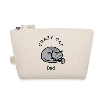Crazy Cat Dad - Bio-Täschchen - Natur - Vorne