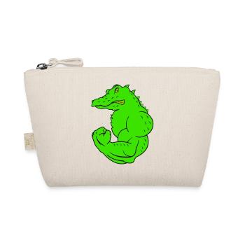 strong crocodile - Bio-Täschchen - Natur - Vorne