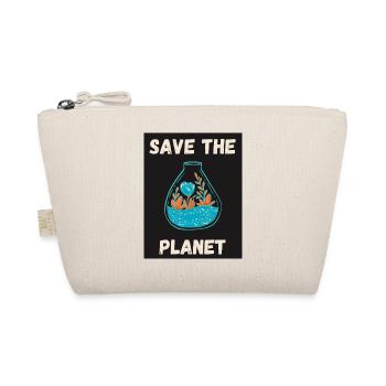 ECOLOGY. PLANET. NATURE. GARDEN. TREE. FLOWER - Organic Pouch - nature - Front