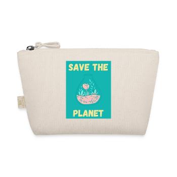 ECOLOGY. PLANET. NATURE. GARDEN. TREE. FLOWER - Organic Pouch - nature - Front