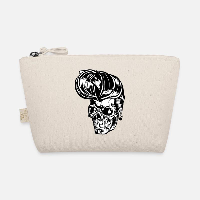 Crâne de Rockabilly - Trousse biologique - nature