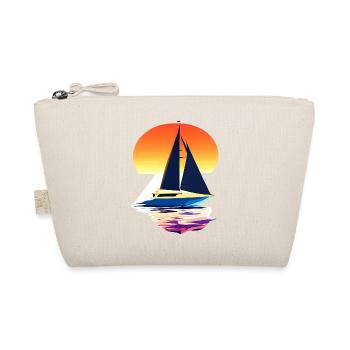Sailing Sailing Sailboat Sailing Ship Sailors - Organic Pouch - nature - Front