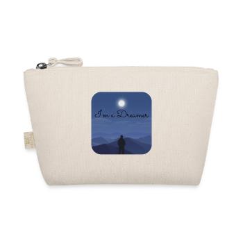 I'm a dreamer - Organic Pouch - nature - Front
