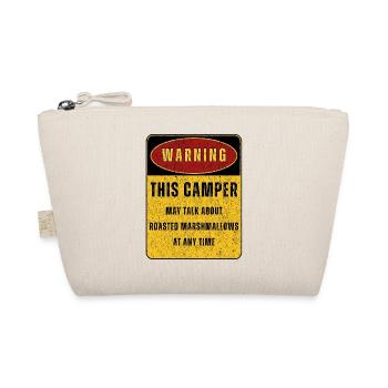 Outdoor Camping Adventure Nature. Funny sayings - Organic Pouch - nature - Front