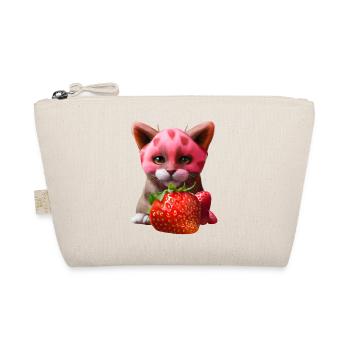 Chat fraise - Trousse biologique - nature - Devant