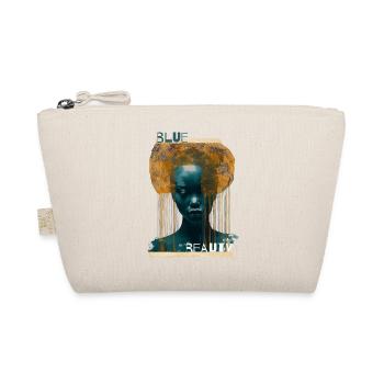 Beauté bleue | Art moderne | Belle femme en bleu - Trousse biologique - nature - Devant
