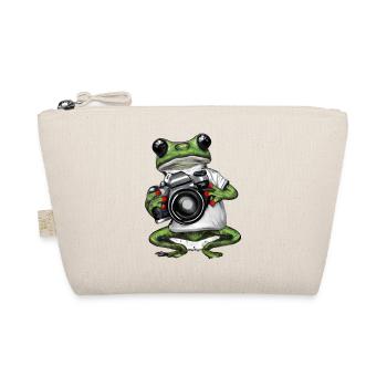Frog with camera - Organic Pouch - nature - Front