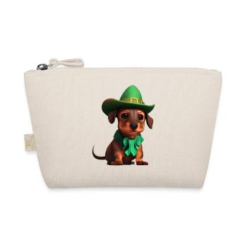 Dachshund Dog St Patricks Day Dogs Dog Owner - Organic Pouch - nature - Front