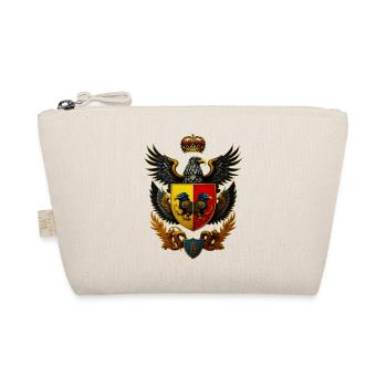 Wappen mit Adler - Bio-Täschchen - Natur - Vorne