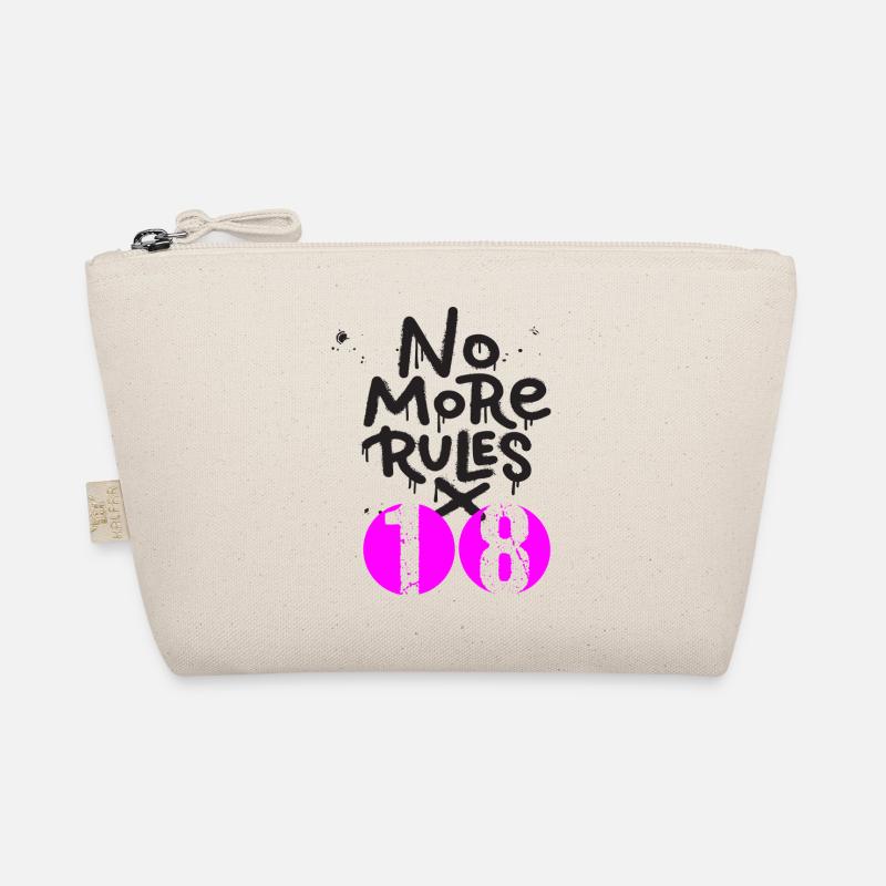 18 Geburtstag no more rules Organic Pouch