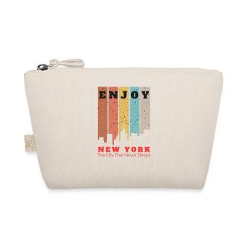 New York The City That Never Sleeps - Bio-Täschchen - Natur - Vorne