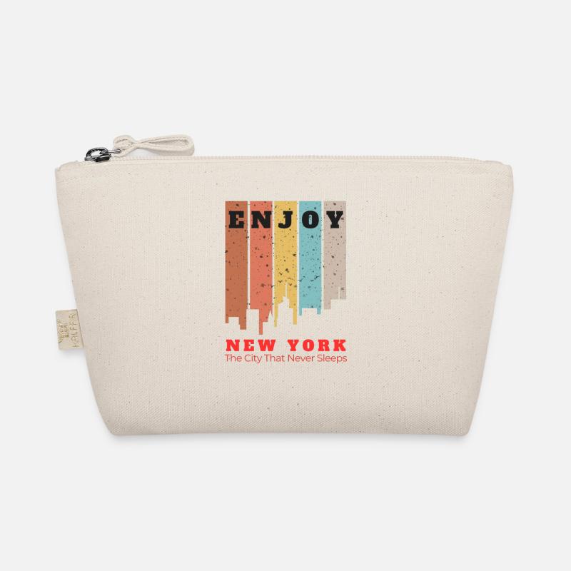 New York The City That Never Sleeps - Bio-Täschchen - Natur
